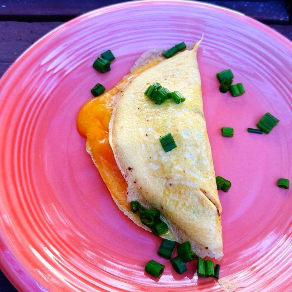 Fluffy Cheese Omelette