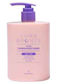 Luna Bronze tanning moisturiser bottle