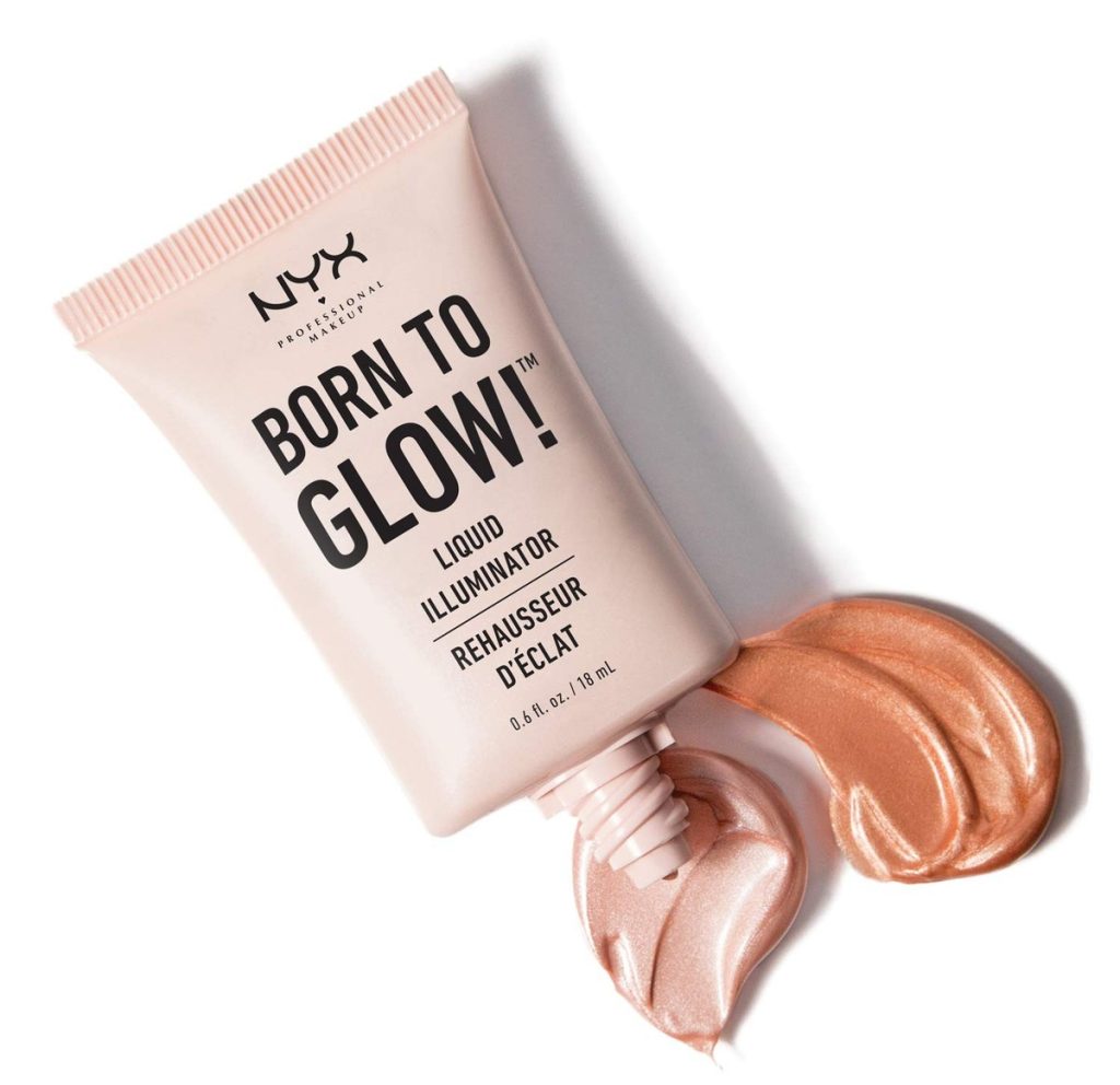 NYX liquid highlighter with swatches