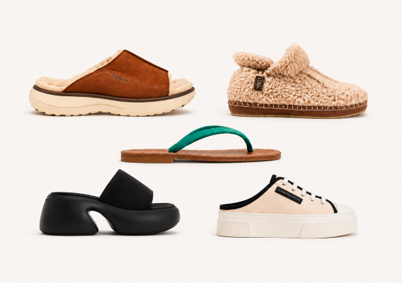 Variety of stylish footwear options